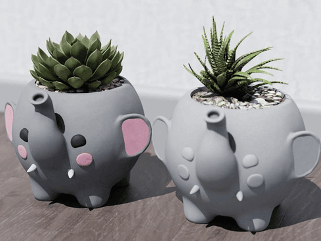 Macetero Diseño Elefante 2