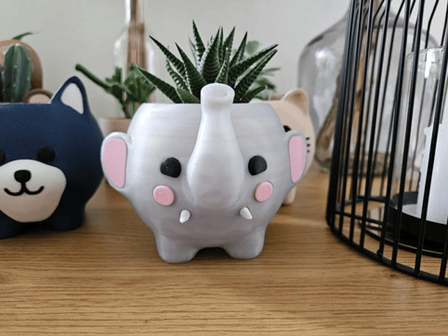 Macetero Diseño Elefante 3