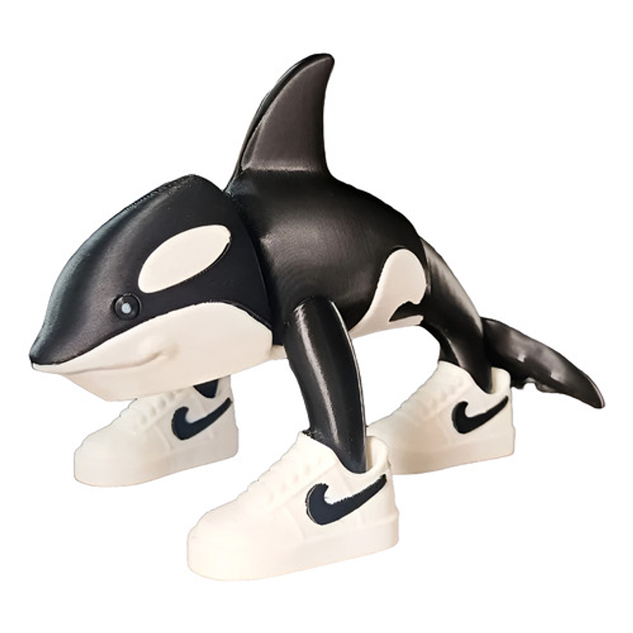 Juguete Italian Brainrot Articulado - Orcalero Orcala