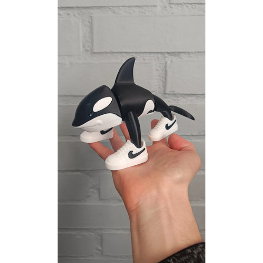 Juguete Italian Brainrot Articulado - Orcalero Orcala