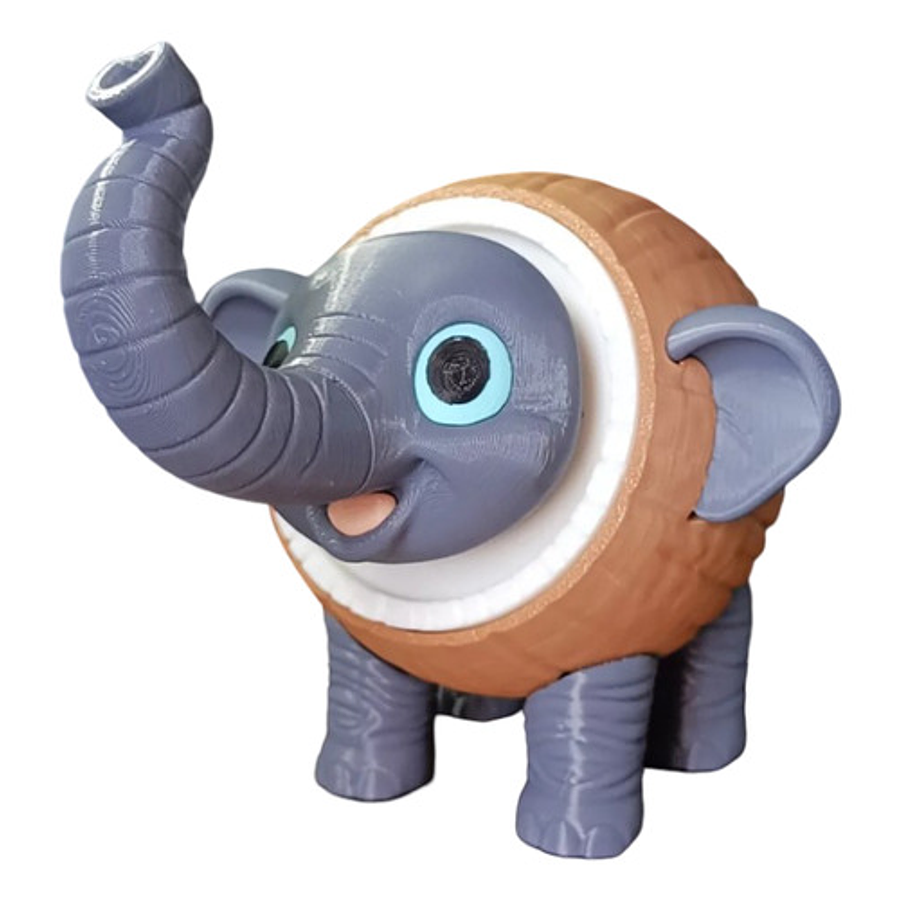 Juguete Italian Brainrot Articulado - Cocofanto Elefanto