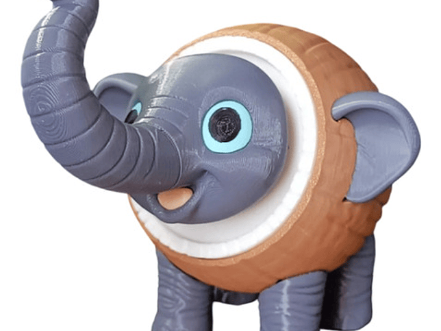 Juguete Italian Brainrot Articulado - Cocofanto Elefanto 1