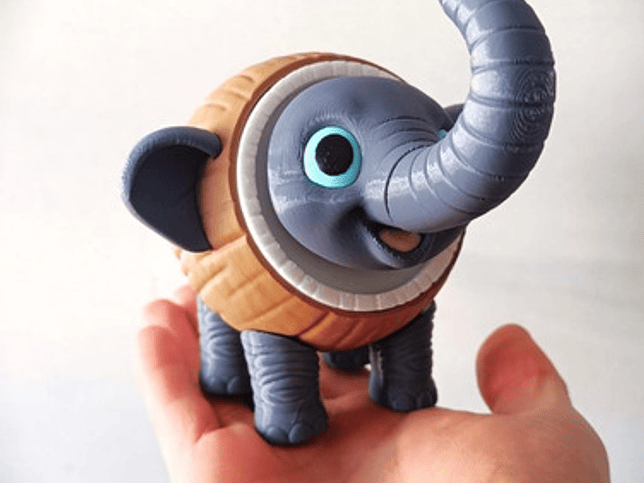 Juguete Italian Brainrot Articulado - Cocofanto Elefanto 5