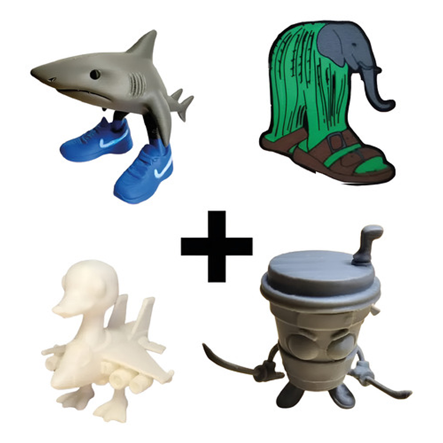 Figuras Italian Brainrot Pack Coleccionable (4 Unidades)