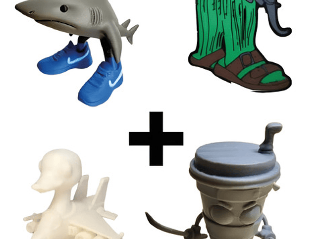 Figuras Italian Brainrot Pack Coleccionable (4 Unidades) 1