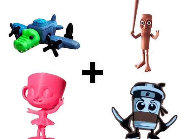 Figuras Italian Brainrot Pack Coleccionable (4 Unidades) 1