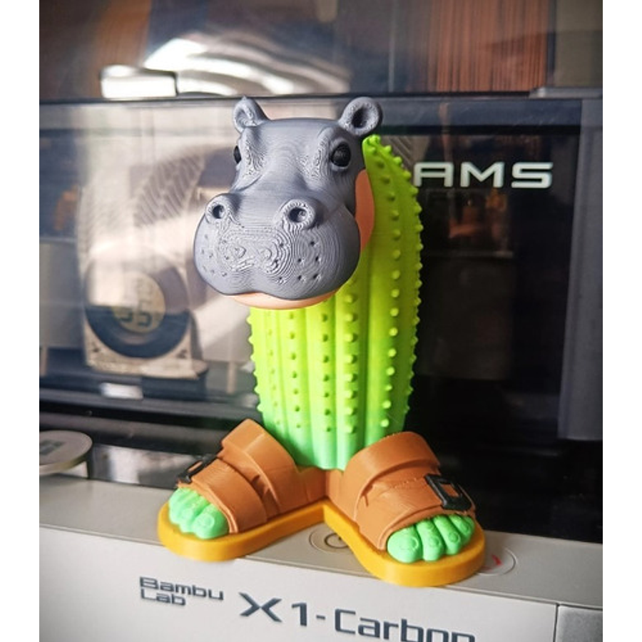 Juguete Italian Brainrot Articulado - Il Cacto Hipopotamo