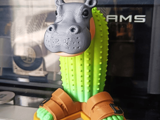 Juguete Italian Brainrot Articulado - Il Cacto Hipopotamo 2