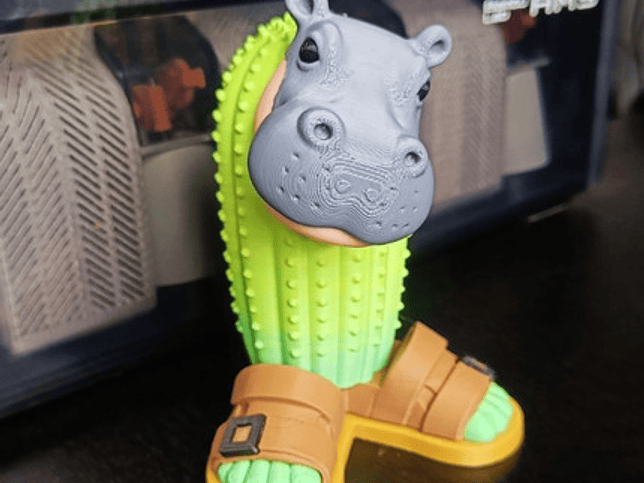 Juguete Italian Brainrot Articulado - Il Cacto Hipopotamo 5