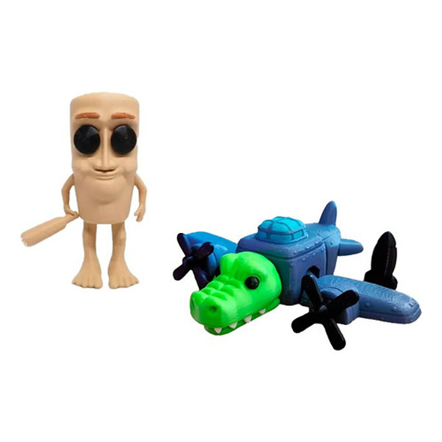 Figuras Italian Brainrot - Pack 2 Unidades