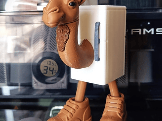 Juguete Italian Brainrot Articulado - Frigo Camello 6