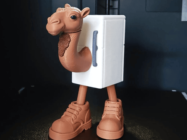 Juguete Italian Brainrot Articulado - Frigo Camello 7