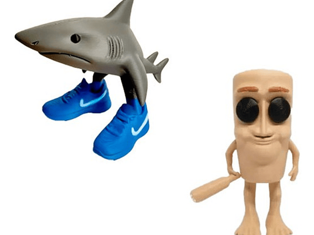 Figuras Italian Brainrot - Pack 2 Unidades 1