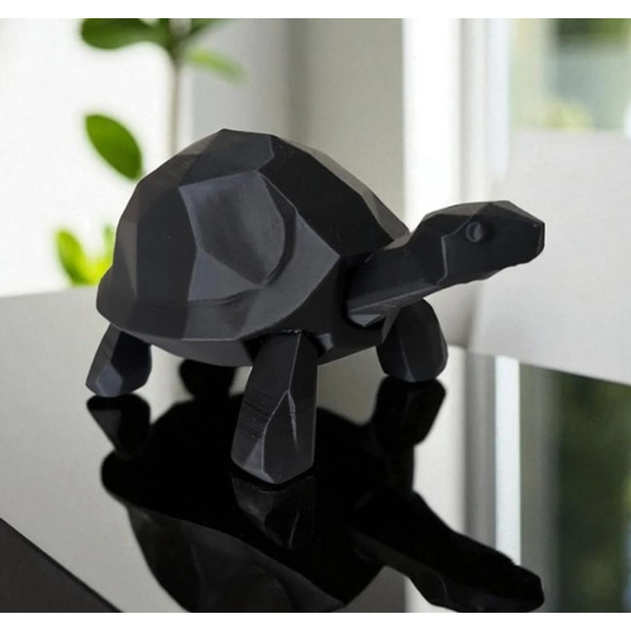 Decoración - Tortuga Caminando Polígono