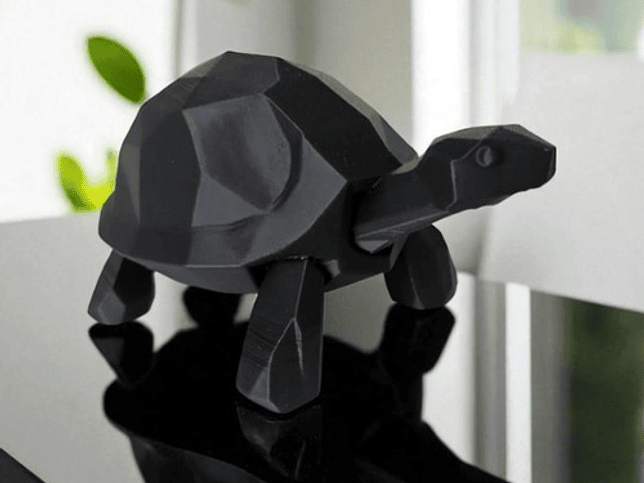 Decoración - Tortuga Caminando Polígono 2