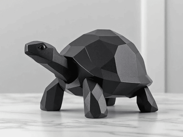 Decoración - Tortuga Caminando Polígono 3