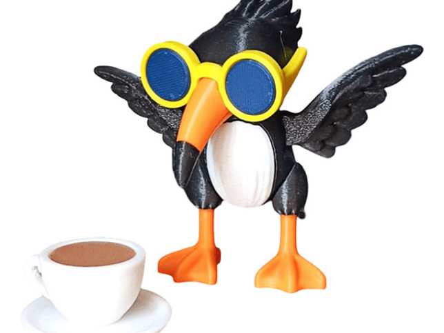 Juguete Italian Brainrot Articulado - Frulli Frulla 1