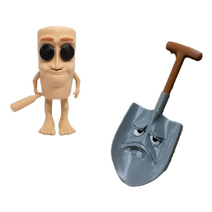 Figuras Italian Brainrot - Pack 2 Unidades