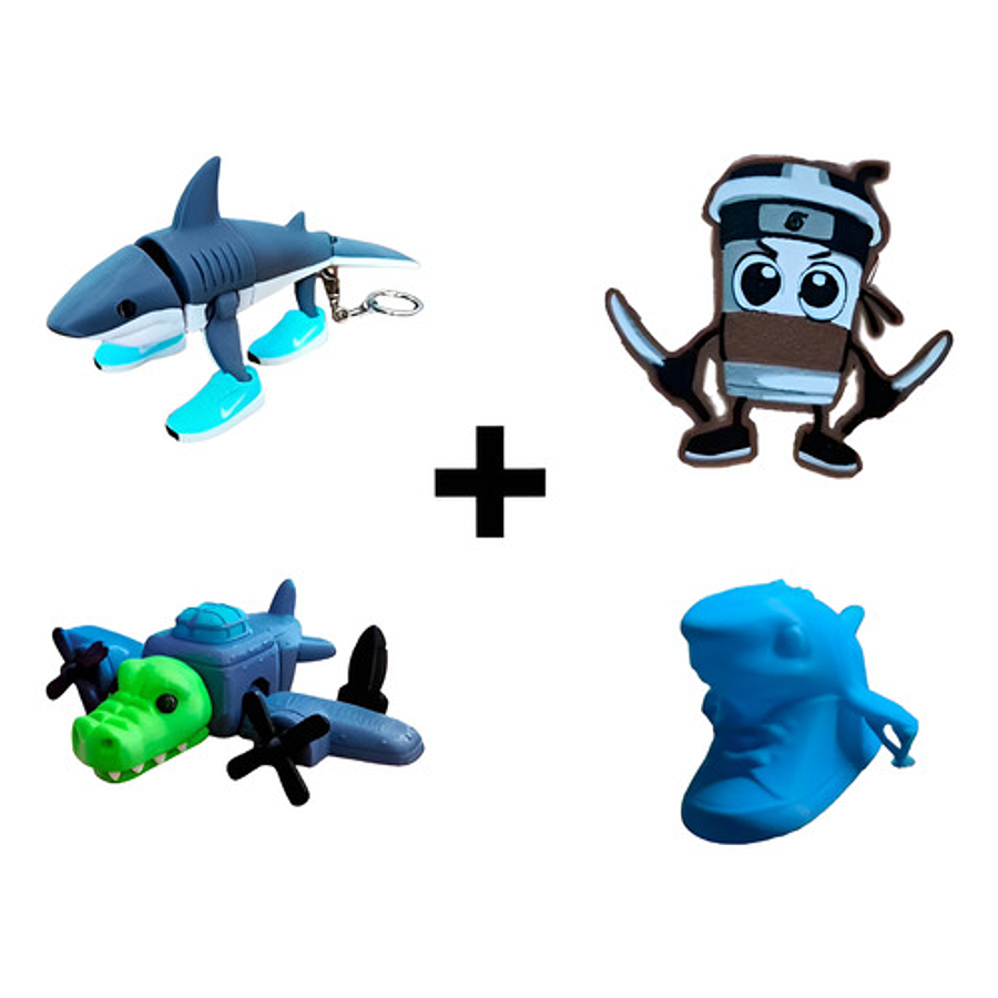 Figuras Italian Brainrot Pack Coleccionable (4 Unidades)