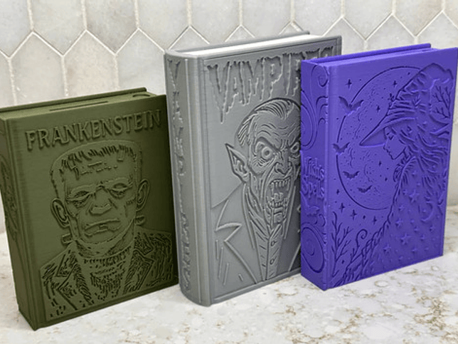 Libro Decorativo 3d - Terror 4