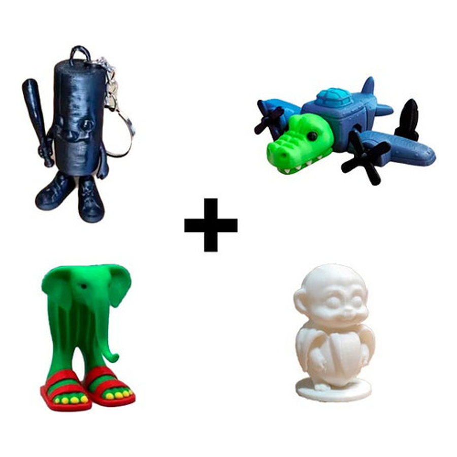 Figuras Italian Brainrot Pack Coleccionable (4 Unidades)