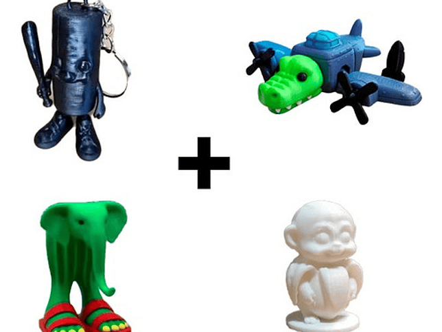 Figuras Italian Brainrot Pack Coleccionable (4 Unidades) 1