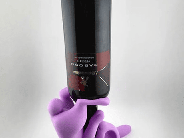 Porta Vino - Diseño Conejo 2