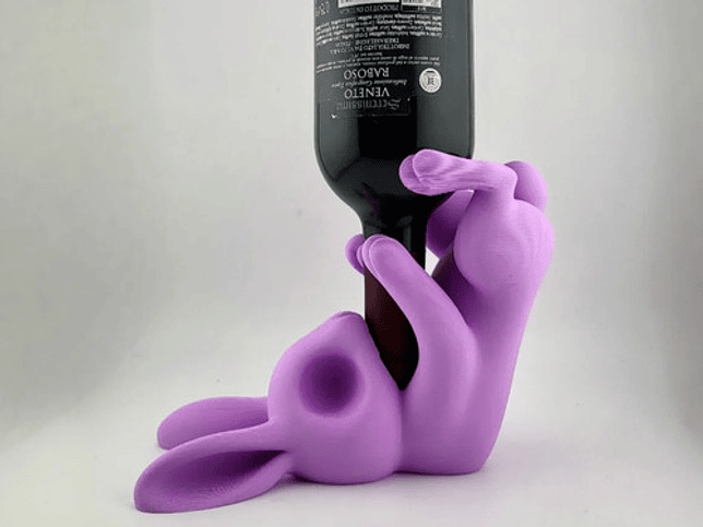 Porta Vino - Diseño Conejo 6