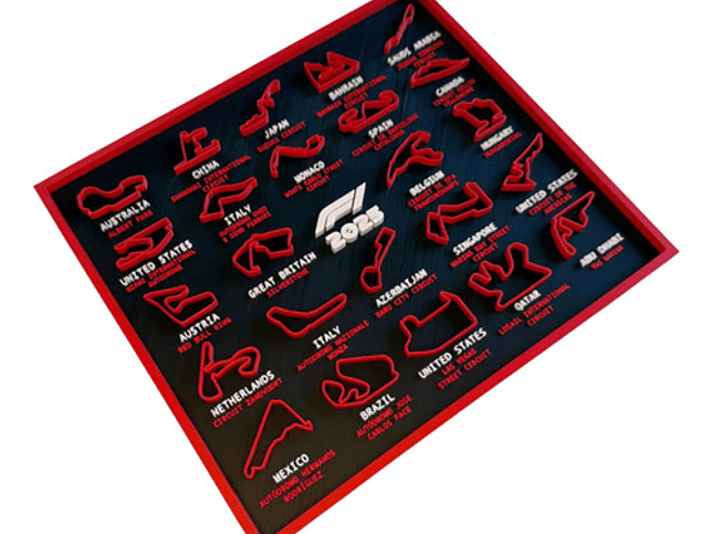 Calendario 3d - Formula 1 2025 3