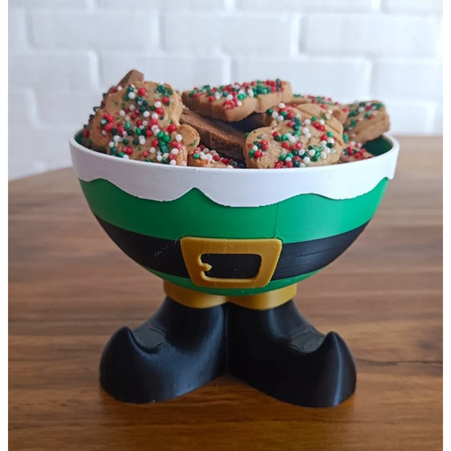 Fuentes Navideñas Con Forma De Pies