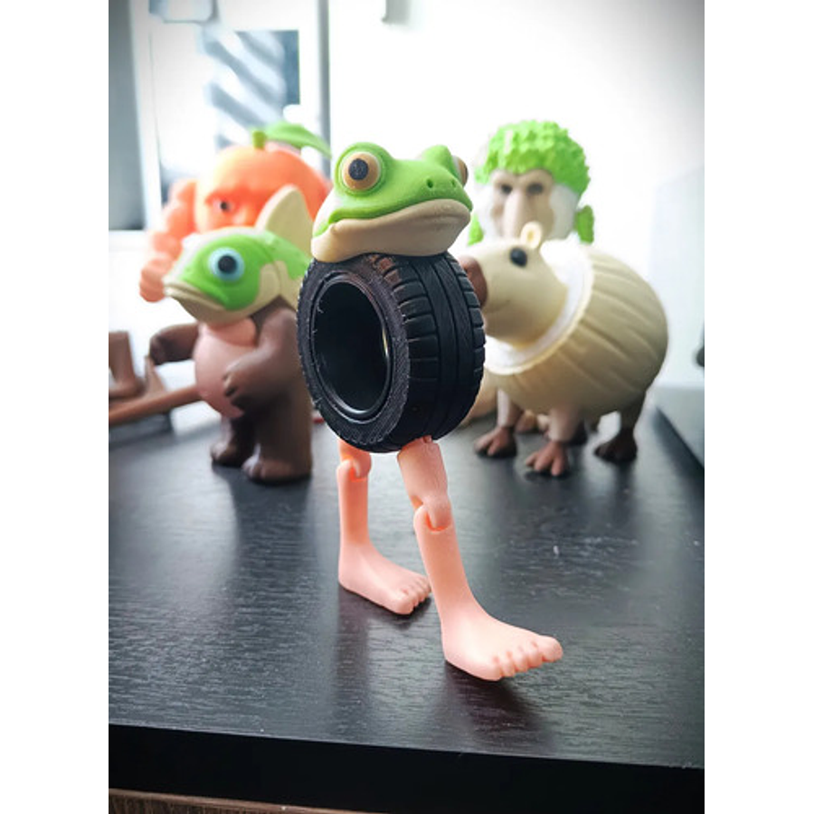 Juguete Italian Brainrot Articulado - Ambalabu