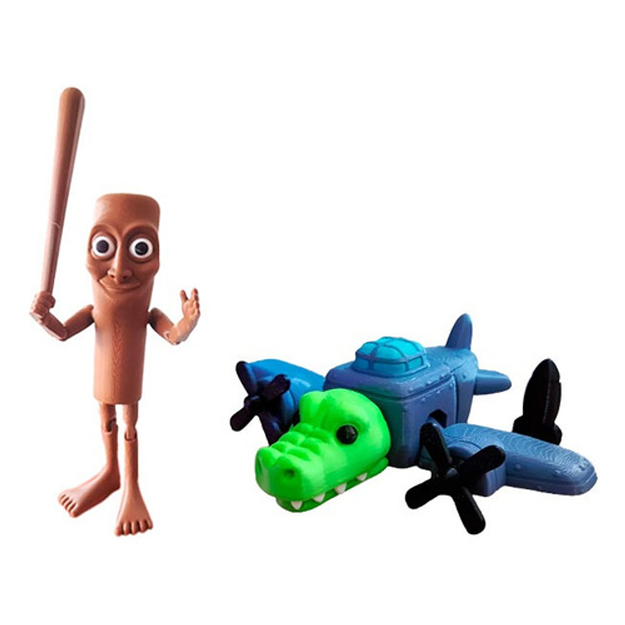 Figuras Italian Brainrot - Pack 2 Unidades