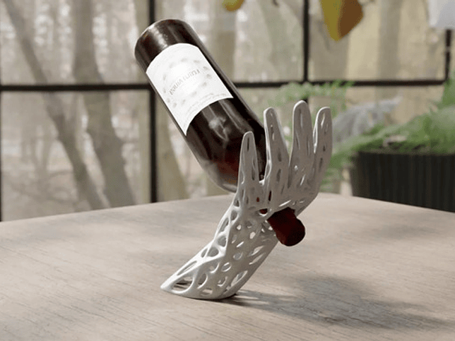 Soporte Para Vinos - Voronoi 5