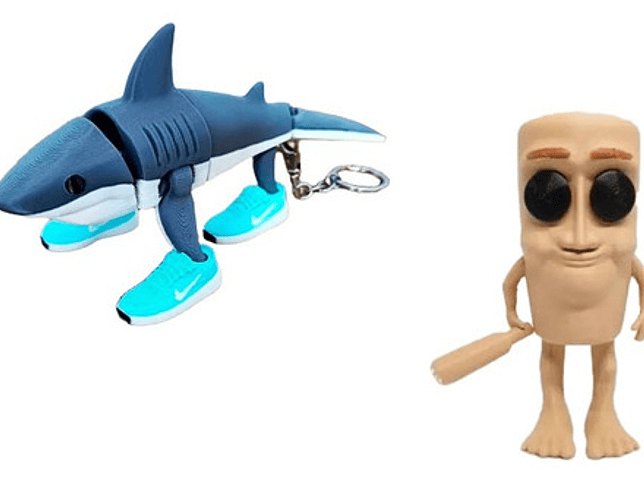 Figuras Italian Brainrot - Pack 2 Unidades 1