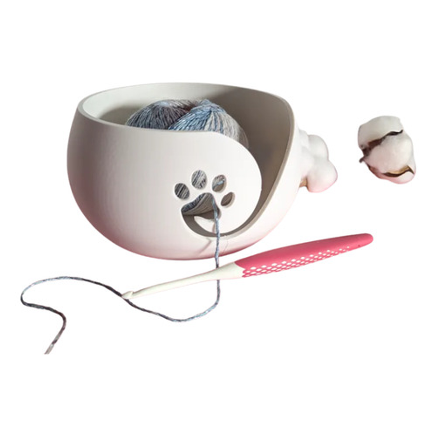 Cuenco Para Ovillos - Patita De Perro