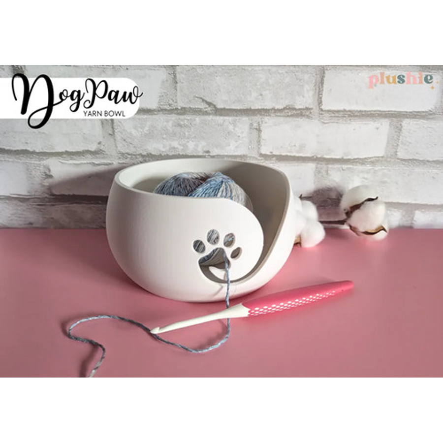 Cuenco Para Ovillos - Patita De Perro