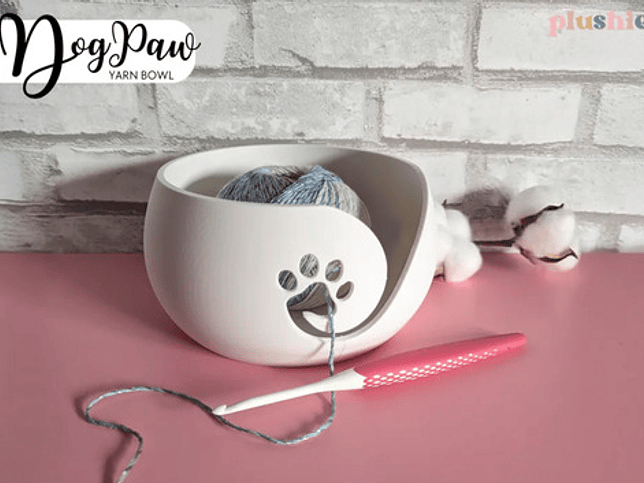 Cuenco Para Ovillos - Patita De Perro 2