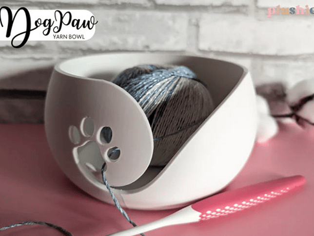 Cuenco Para Ovillos - Patita De Perro 4