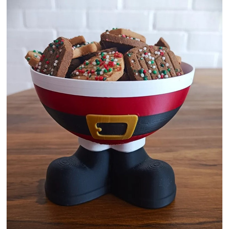 Fuentes Navideñas Con Forma De Pies