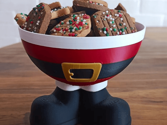 Fuentes Navideñas Con Forma De Pies 2