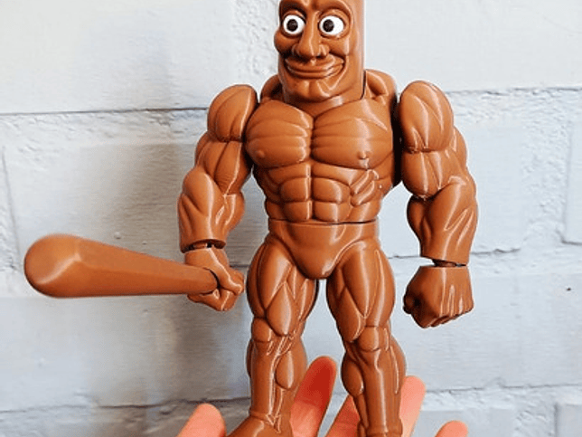 Juguete Italian Brainrot - Tung Tung Tung Muscle Sahur 5