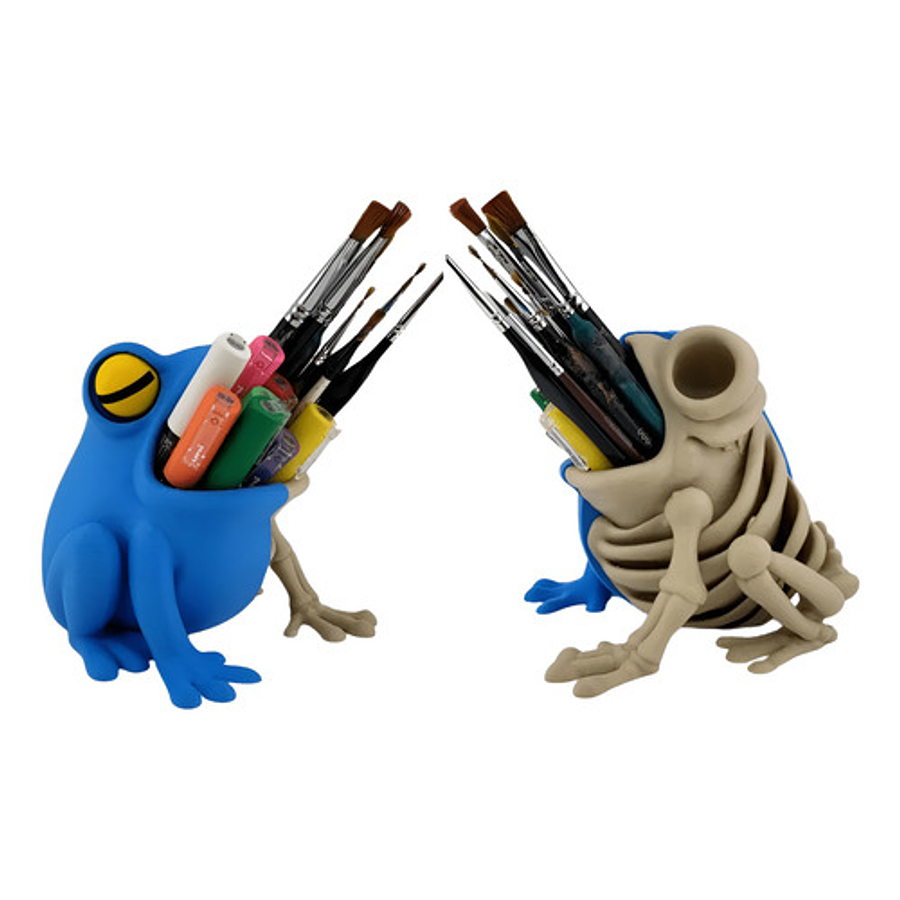 Soporte Para Bolígrafos - Esqueleto De Rana