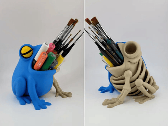 Soporte Para Bolígrafos - Esqueleto De Rana 2