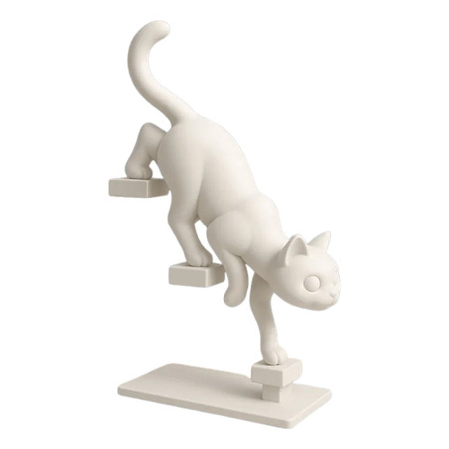 Decoración Gato En Escalera