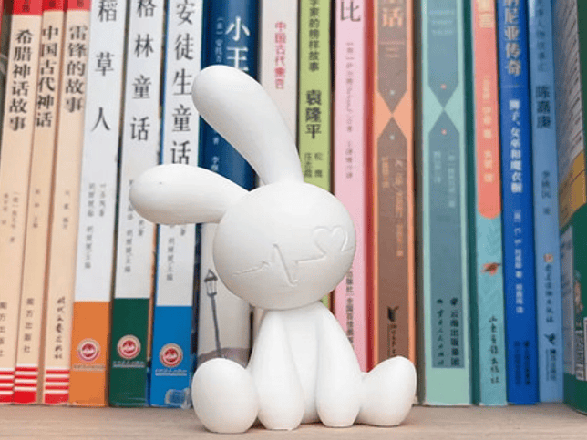 Decoración - Conejitos Blanco Y Negro 4