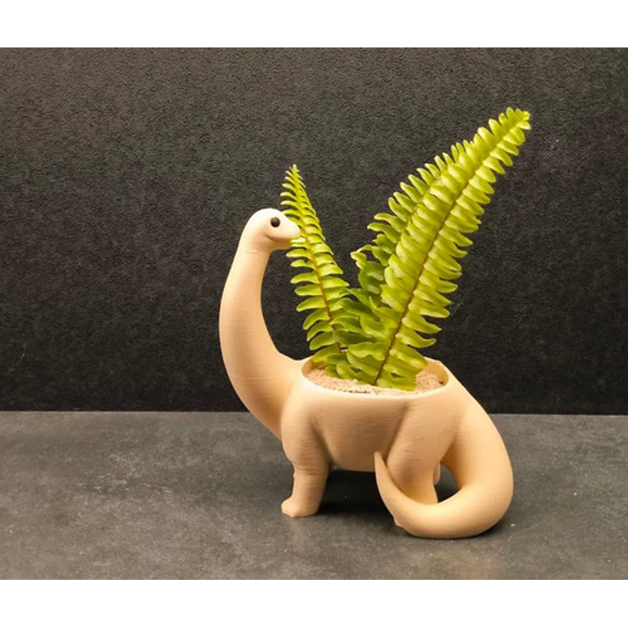 Macetero - Diseño Dinosaurio