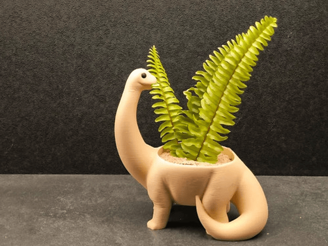 Macetero - Diseño Dinosaurio 2
