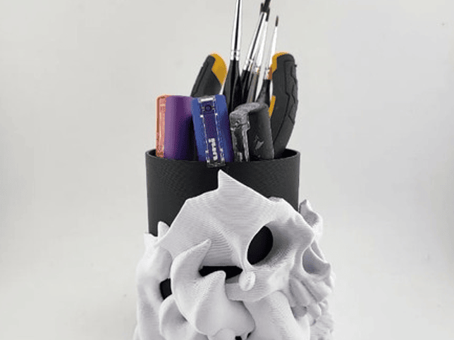 Portalápices - Diseño Calavera 4