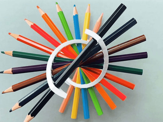 Soporte Lápices - Doce Orificios 3