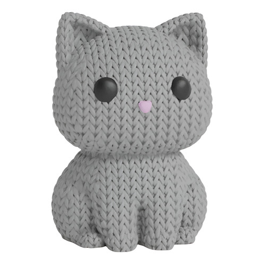 Mini Figura - Gato Estilo Tejido